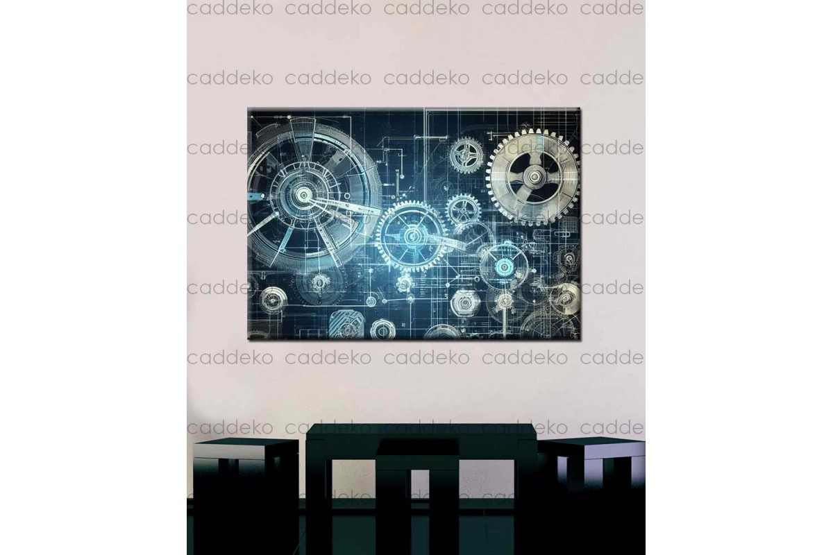 Mimarlık Ofisi Dekorasyonu İçin Kanvas Tablo dkmr317 Mimarlık Ofisi Dekorasyonu İçin Kanvas Tablo dkmr317