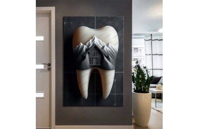 Ağız ve Diş Sağlığı Diş Tablosu Diş Hastanesi Dekorasyon Alp Dağları dsc467