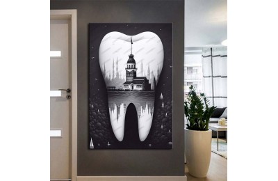 Ağız ve Diş Sağlığı Diş Tablosu Diş Hastanesi Dekorasyon İstanbul Kız Kulesi dsc497