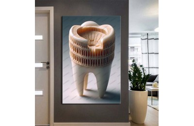 Ağız ve Diş Sağlığı Diş Tablosu Diş Hastanesi Dekorasyon Amfi Tiyatro dsc503