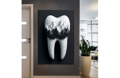 Ağız ve Diş Sağlığı Diş Tablosu Diş Hastanesi Dekorasyon Alp Dağları dsc504