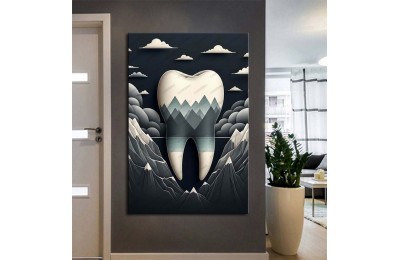 Ağız ve Diş Sağlığı Diş Tablosu Diş Hastanesi Dekorasyon Alp Dağları dsc506