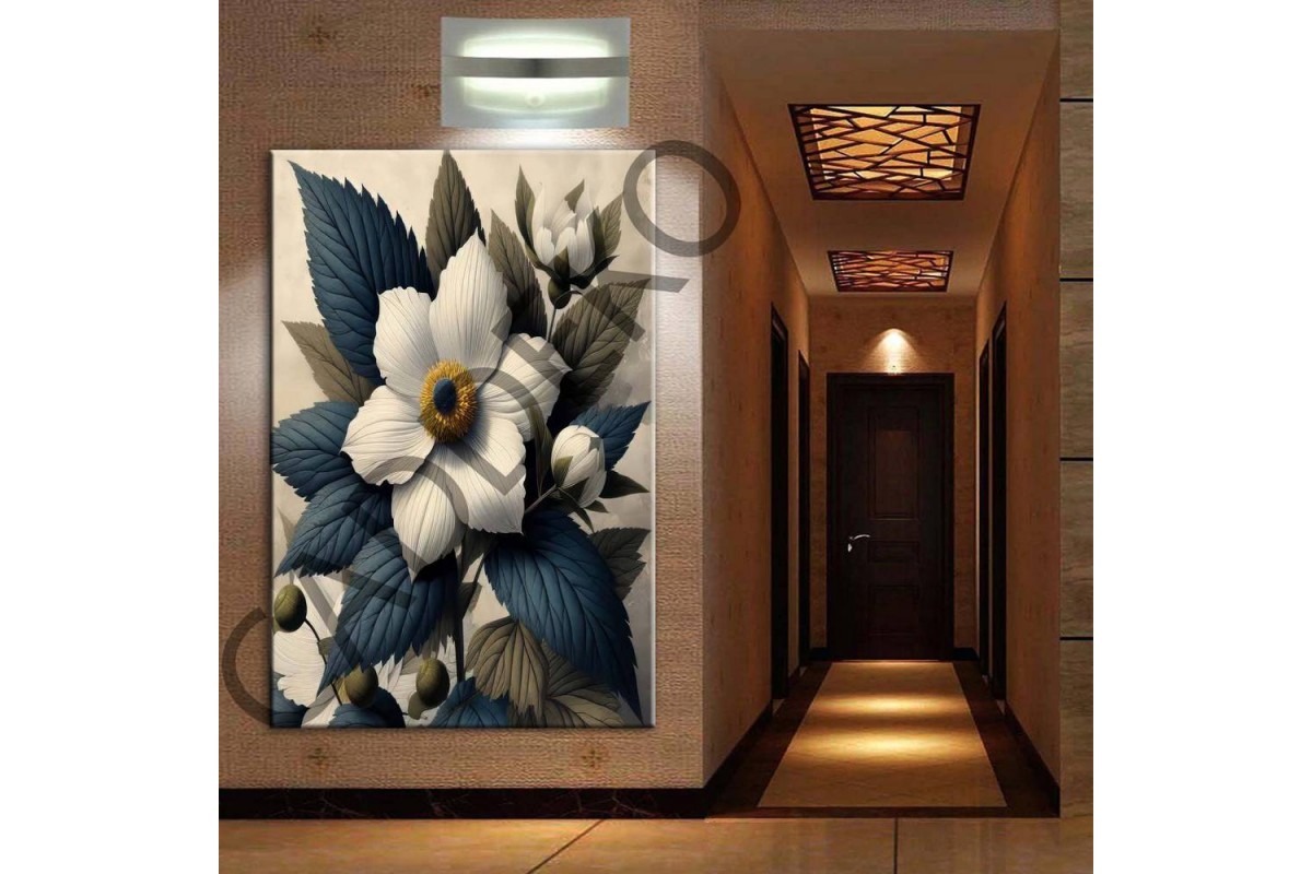 Çiçekler Pastel Kanvas Tablo dkmr339 Çiçekler Pastel Kanvas Tablo dkmr339