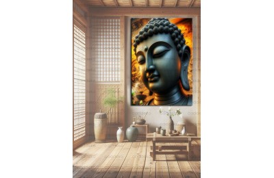 Buda Feng Shui Zen Dekeoratif Kanvas Tablo fngs30