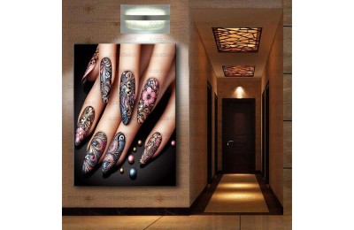 Tırnak Süsleme, Nail Art Kanvas tablosu dkm-trn4